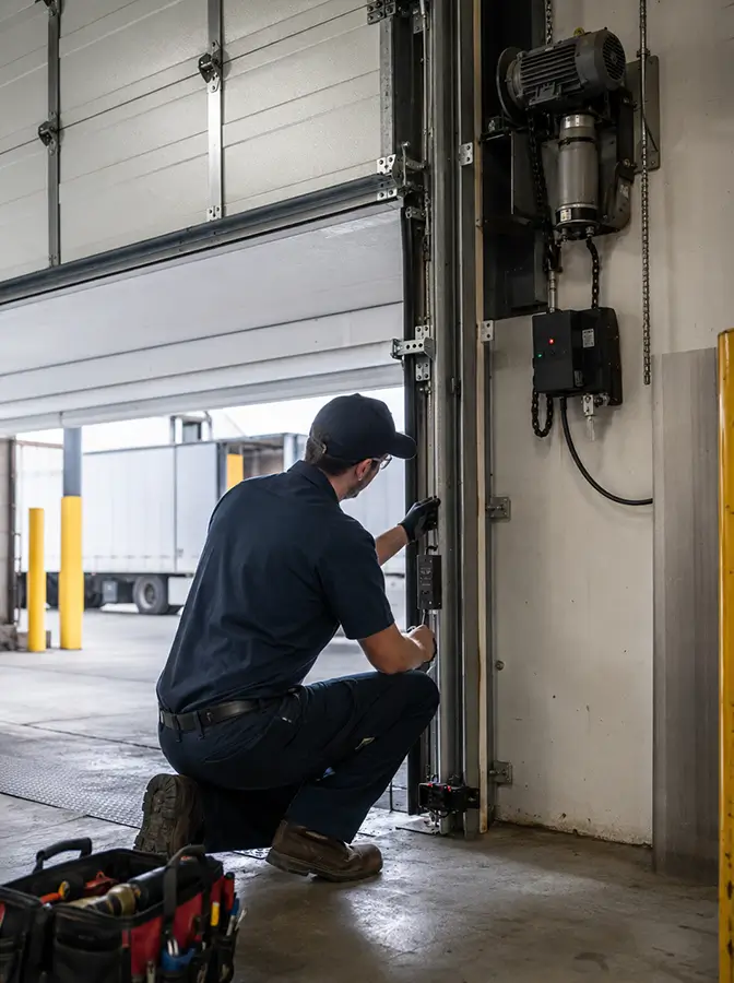 Rapid high-cycle maintenance and industrial motor calibration for commercial garage doors in Mooresville Indiana